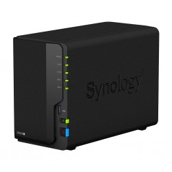 Synology DiskStation DS220+ serveur de stockage NAS Compact Ethernet LAN Noir J4025