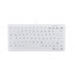 CHERRY AK-C4110 clavier USB AZERTY Français Blanc