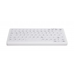 CHERRY AK-C4110 clavier USB AZERTY Français Blanc