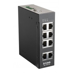D-Link DIS-100E-8W commutateur réseau Non-géré L2 Fast Ethernet (10 100) Noir