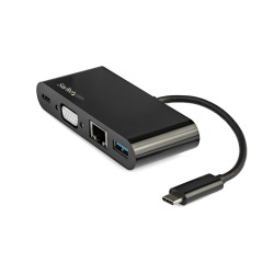 StarTech.com Adaptateur Multiport USB-C - Mini Dock USB-C avec Sortie Vidéo VGA 1080p - Power Delivery Passthrough 60W - USB