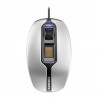 CHERRY MC 4900 Souris filaire, capteur empreinte digitale, noir argent, USB