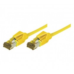 EXC Patch RJ45 S FTP CAT 7 LSOH Snagless Yellow câble de réseau 2 m Cat7 S FTP (S-STP)