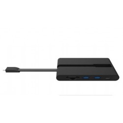 DLH MINI STATION D'ACCUEIL UNIVERSELLE USB-C   2 x USB-A 3.2, Ethernet, HDMI, VGA, 1 x USB-C PD, 1 x USB-C Data, Carte SD,