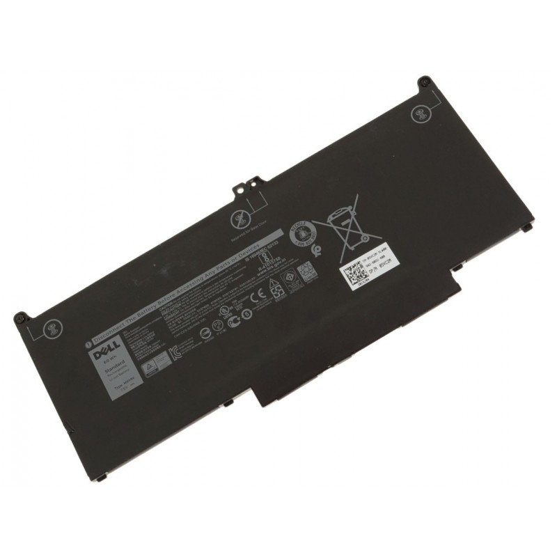 DLH Batterie Li-ion 7.6V 7400mAh 57Wh - MXV9V   0MXV9V   5VC2M   N2K62   829MX   CR8V9   WXW80   K4Y2J