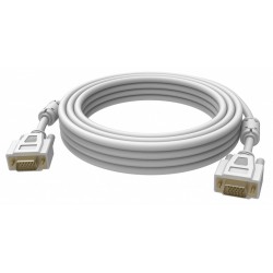 Vision 2x VGA 15-pin D-Sub, 2m câble VGA VGA (D-Sub) Blanc