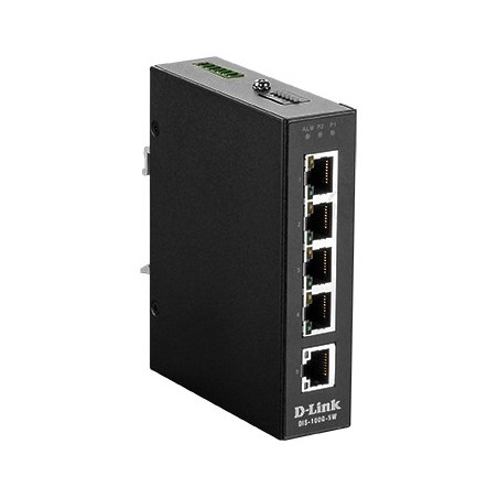 D-Link DIS‑100G‑5W Non-géré L2 Gigabit Ethernet (10 100 1000) Noir