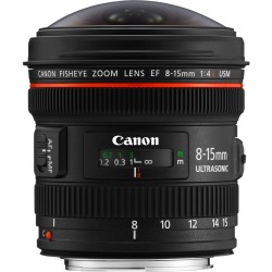 Canon Objectif EF 8-15mm f 4L Fisheye USM
