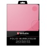 Verbatim 98249 étui pour tablette Folio Rose