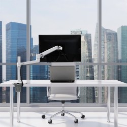 Ergotron LX Series 45-537-216 support d'écran plat pour bureau 81,3 cm (32") Blanc