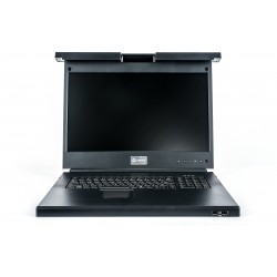 Vertiv Avocent 16 Ordinateur(s) - 47 cm (18,5") LED - UXGA - 1600 x 1200 - 16 9Port PS   2USBVGA - Clavier - Pavé tactile - 120