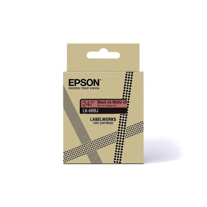 Epson C53S672072 étiquette à imprimer Noir, Rouge