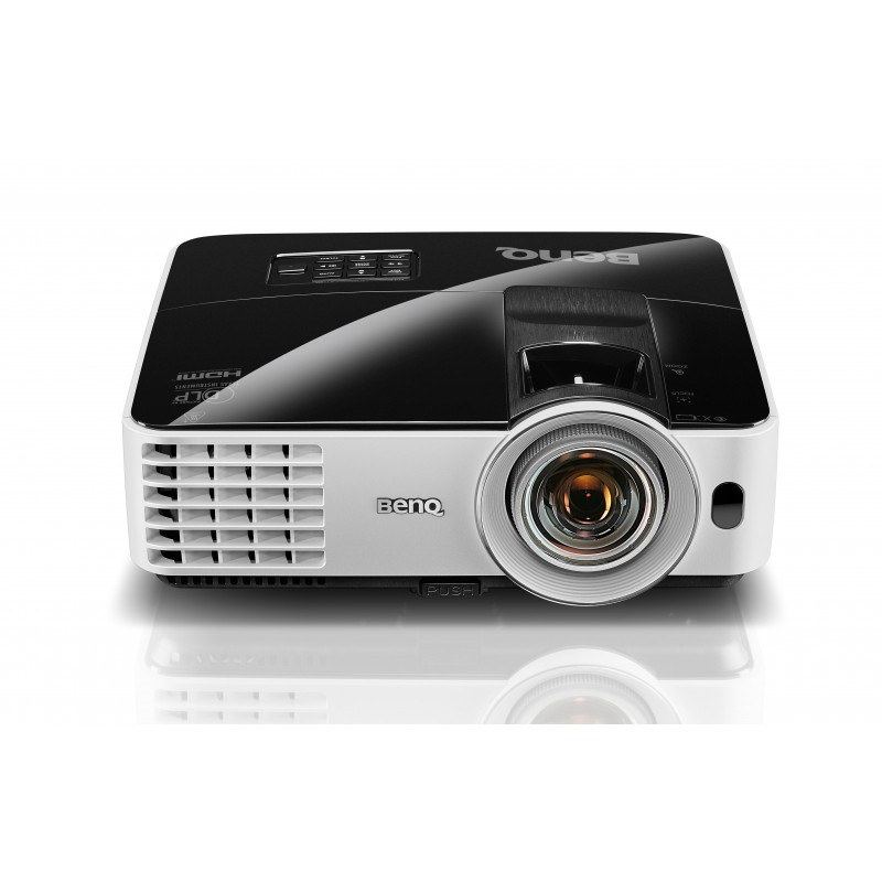 BenQ MX631ST vidéo-projecteur Projecteur à focale courte 3200 ANSI lumens DLP XGA (1024x768) Compatibilité 3D Noir, Blanc