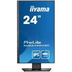 iiyama ProLite XUB2492HSC-B5 LED display 61 cm (24") 1920 x 1080 pixels Full HD Noir