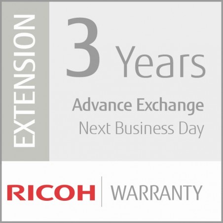 Ricoh Extension de Garantie de 3 ans (Réseau)