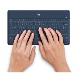 Logitech Keys-To-Go Bleu Bluetooth Français