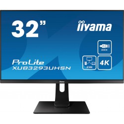iiyama ProLite XUB3293UHSN-B1 écran plat de PC 80 cm (31.5") 3840 x 2160 pixels 4K Ultra HD LED Gris