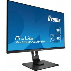 iiyama ProLite XUB3293UHSN-B1 écran plat de PC 80 cm (31.5") 3840 x 2160 pixels 4K Ultra HD LED Gris