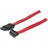 Hypertec 314006-HY câble SATA 0,5 m SATA 7-pin Noir, Rouge