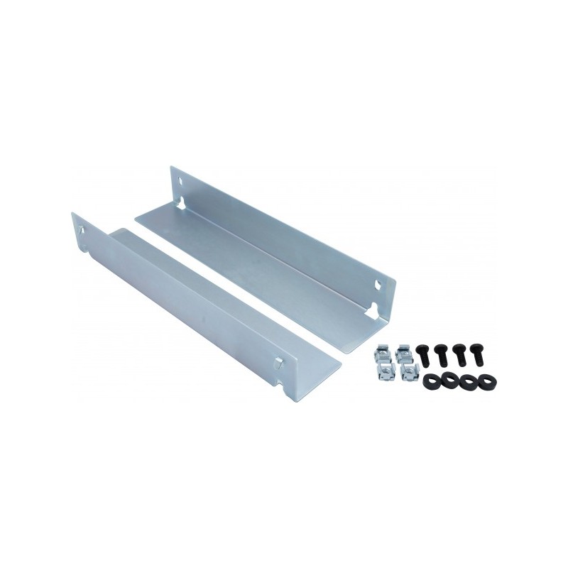 Paire supports en L fixes prof. 370mm pour baies prof. 600mm