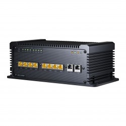 Hanwha SPN-10080P commutateur réseau Fast Ethernet (10 100) Connexion Ethernet, supportant l'alimentation via ce port (PoE) Noir