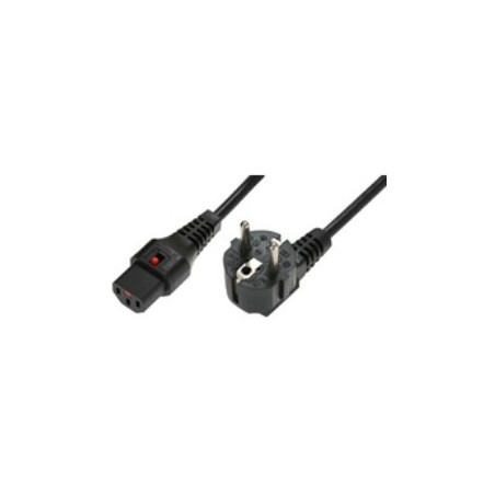 Microconnect EL249S câble électrique Noir 1 m Coupleur C13