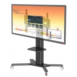 Peerless PR598-M support d'écran plat pour bureau 2,49 m (98") Noir Sol