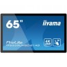 iiyama TF6539UHSC-B1AG affichage de messages Écran plat interactif 165,1 cm (65") LCD 500 cd m² 4K Ultra HD Noir Écran tactile