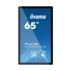 iiyama TF6539UHSC-B1AG affichage de messages Écran plat interactif 165,1 cm (65") LCD 500 cd m² 4K Ultra HD Noir Écran tactile