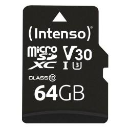 Intenso 3433490 mémoire flash 64 Go MicroSDXC UHS-I Classe 10