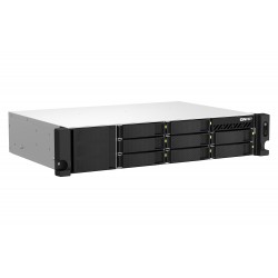 QNAP TS-864EU-RP-8G serveur de stockage NAS Rack (2 U) Ethernet LAN Noir