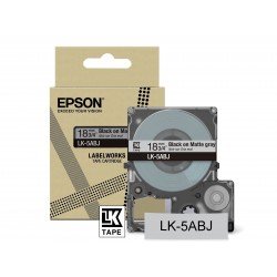 Epson C53S672087 ruban d'étiquette Noir sur gris LK