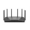 Synology RT6600ax Router WiFi6 1xWAN 3xGbE 1x2.5Gb routeur sans fil Tri-bande (2,4 GHz   5 GHz   5 GHz) Noir