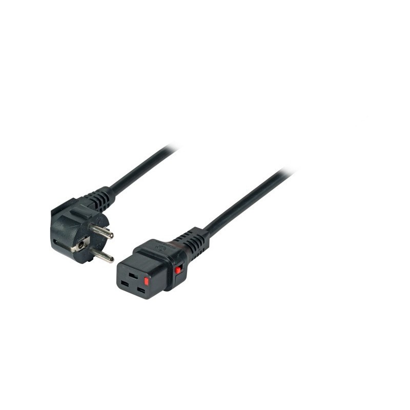 EFB Elektronik EK606SW.2 câble électrique Noir 2 m CEE7 7 Coupleur C19