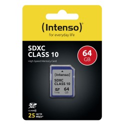 Intenso 3411490 mémoire flash 64 Go SDXC Classe 10