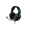 SureFire Skirmish Casque Avec fil Arceau Jouer USB Type-A Noir, Camouflage, Vert