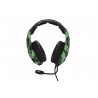 SureFire Skirmish Casque Avec fil Arceau Jouer USB Type-A Noir, Camouflage, Vert