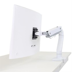 Ergotron HX Series 45-606-216 support d'écran plat pour bureau 124,5 cm (49") Blanc