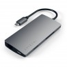 Satechi Multi-Port Adapter V2 Dock st. USB 3.2 Gen 1 (3.1 Gen 1) Type-C Gris