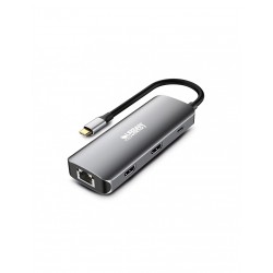 Urban Factory MHC55UF station d'accueil Avec fil USB 3.2 Gen 1 (3.1 Gen 1) Type-C Gris