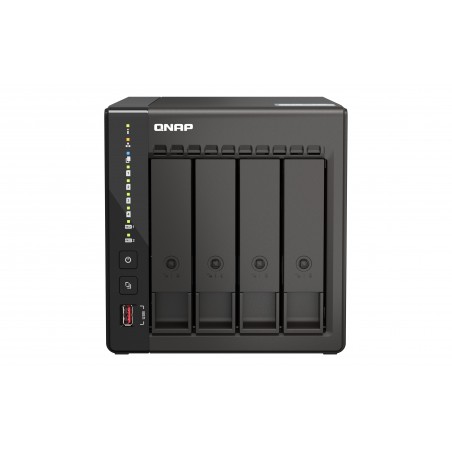 QNAP TS-453E NAS Tower Ethernet LAN Noir J6412