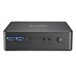 Shuttle XPC Nano PC NC40U3, Intel Core i3-1215U, 1x HDMI, 1x DP,1xUSB-C DP, 6x USB3.2, 1x 2.5" bay, 2x M.2, 1x LAN, RAID,