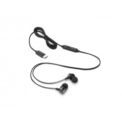 Lenovo 4XD1J77351 écouteur casque Avec fil Ecouteurs Bureau Centre d'appels USB Type-C Noir