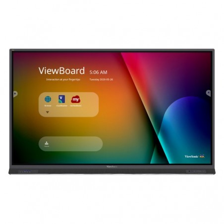 Viewsonic IFP7552 75 tableau blanc interactif 190,5 cm (75") 3840 x 2160 pixels Écran tactile Noir