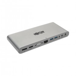 Tripp Lite U442-DOCK4-INT station d'accueil Avec fil USB 3.2 Gen 2 (3.1 Gen 2) Type-C Gris