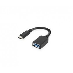 Lenovo 4X90Q59481 câble USB 0,14 m USB 3.2 Gen 1 (3.1 Gen 1) USB C USB A Noir