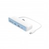 HYPER HD34A8 station d'accueil USB 3.2 Gen 1 (3.1 Gen 1) Type-C Blanc