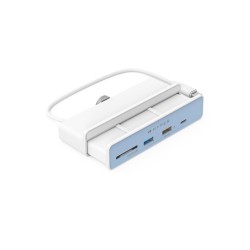 HYPER HD34A8 station d'accueil USB 3.2 Gen 1 (3.1 Gen 1) Type-C Blanc