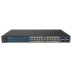 EnGenius EWS7928FP commutateur réseau Géré L2 Gigabit Ethernet (10 100 1000) Connexion Ethernet, supportant l'alimentation via