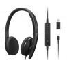 Lenovo 4XD1M45626 écouteur casque Avec fil Arceau USB Type-C Noir